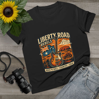 Liberty Road Rebels Vintage Australiana Rock 'n' Roll Tee T-Shirt