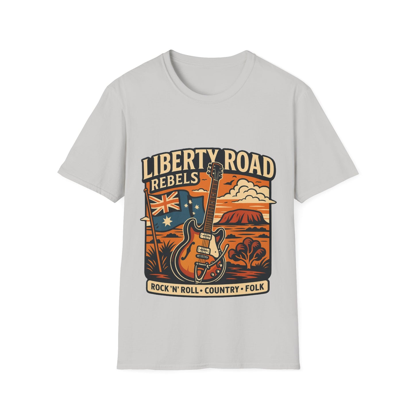 Liberty Road Rebels Australiana T-Shirt Unisex Graphic Tee