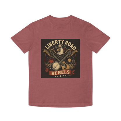 Liberty Road Rebels Vintage Americana Style Unisex Faded Tee T-Shirt