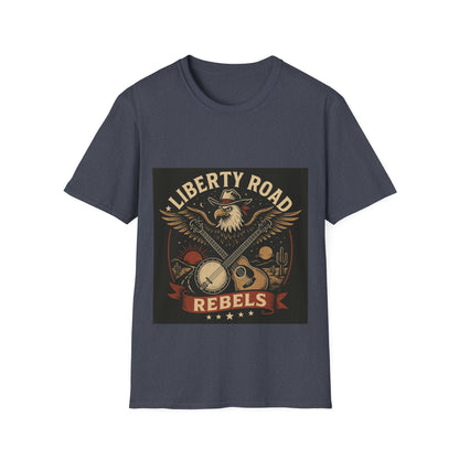 Liberty Road Rebels Vintage Americana Style T-Shirt