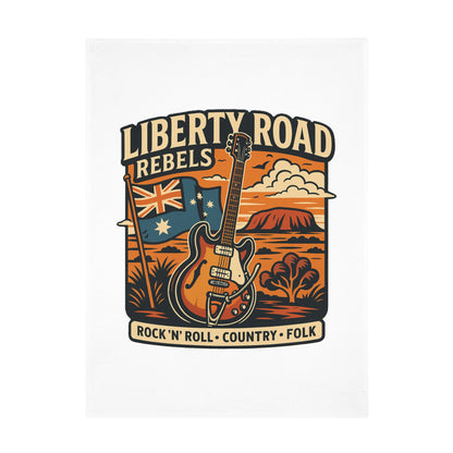 Liberty Road Rebels Australian Fleece Cozy Throw Blanket