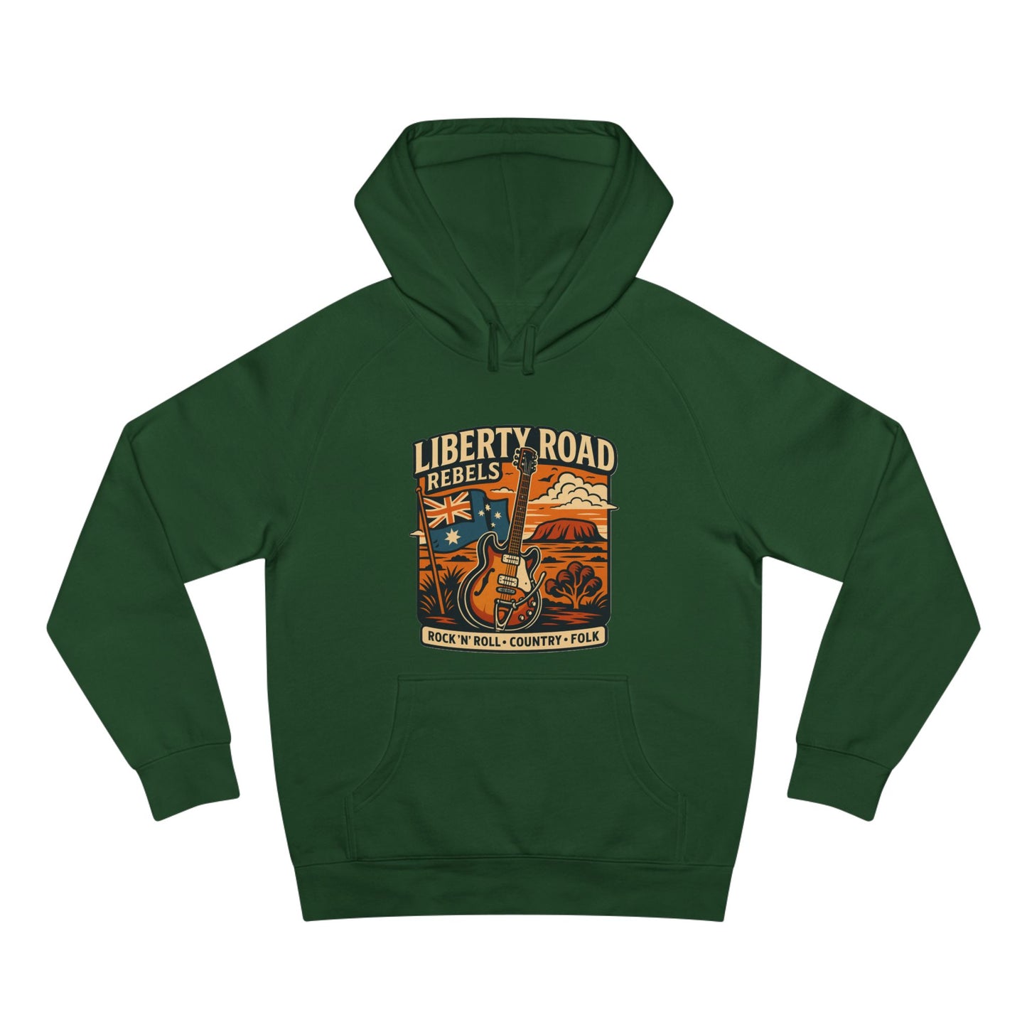Liberty Road Rebels Vintage Australiana Hoodie
