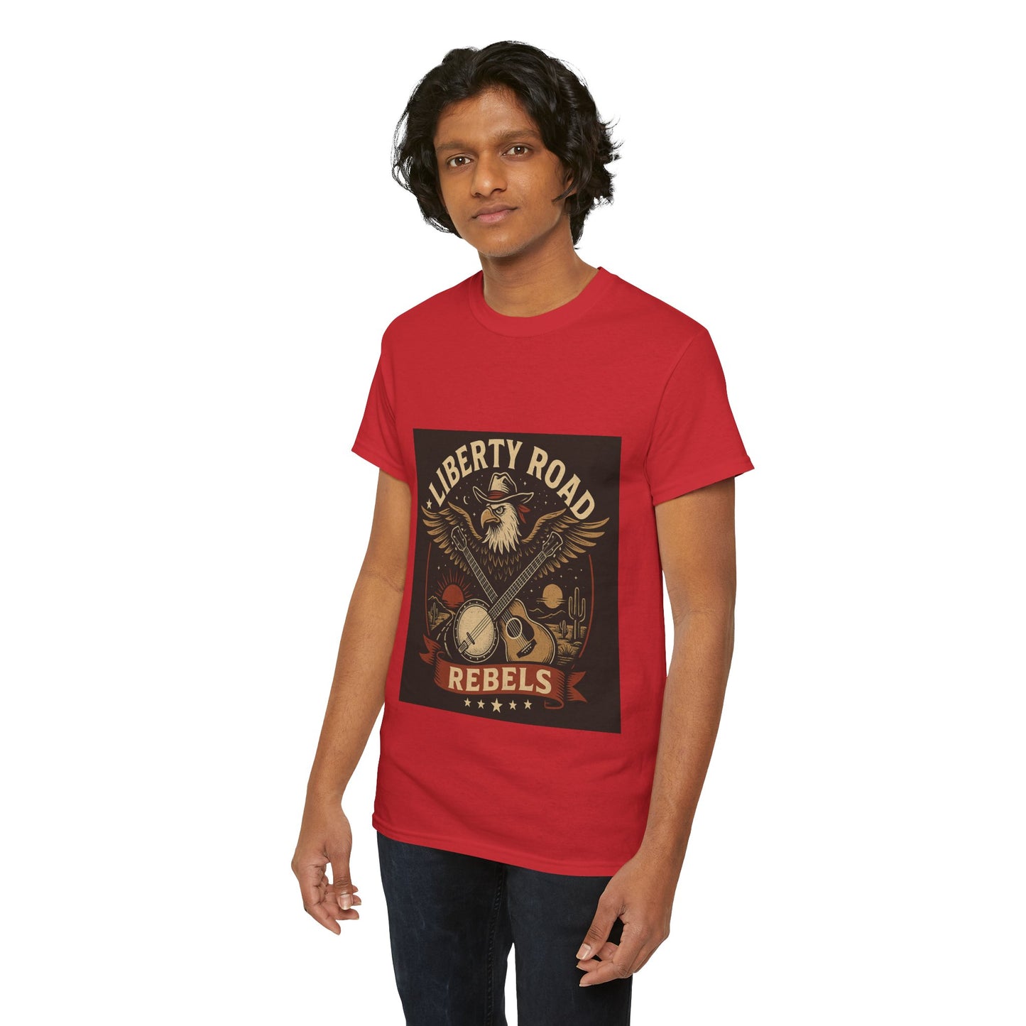 Liberty Road Rebels Vintage Americana Style Tee Unisex T-Shirt