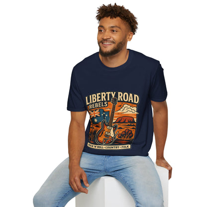 Liberty Road Rebels Australiana T-Shirt Unisex Graphic Tee