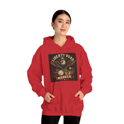 Liberty Road Rebels Vintage Americana Style Sweatshirt Unisex Hoodie