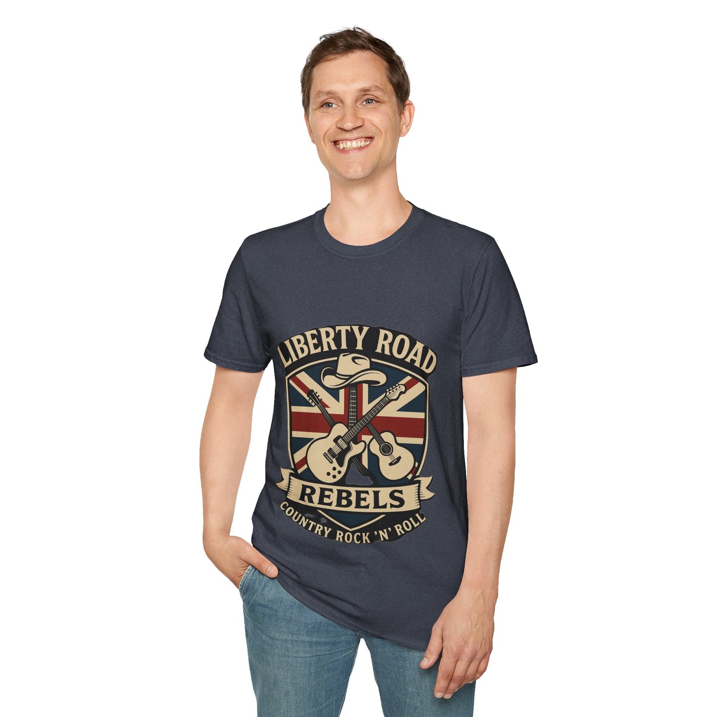 Liberty Road Rebels Britannia T-Shirt  Unisex Softstyle Tee