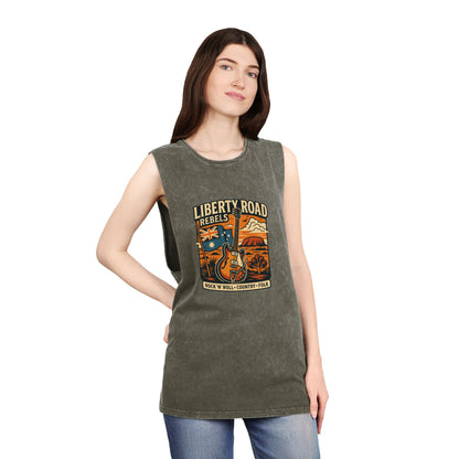 Liberty Road Rebels Australiana Vintage-Style Unisex Tank Top Singlet