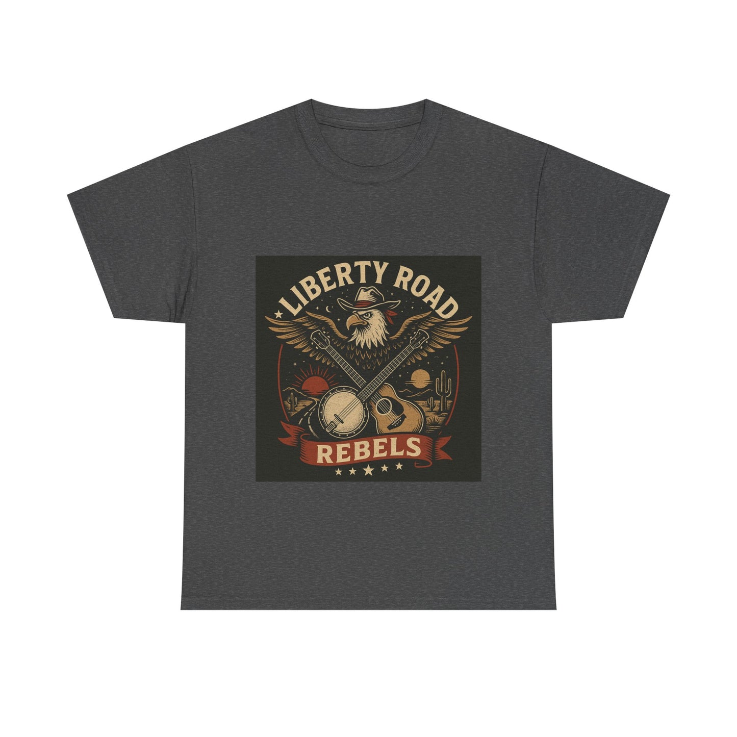 Liberty Road Rebels Vintage Americana Style Tee Unisex T-Shirt