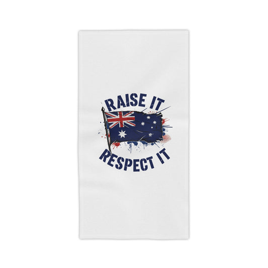 Raise It Respect it Australian Pride Beach Towels