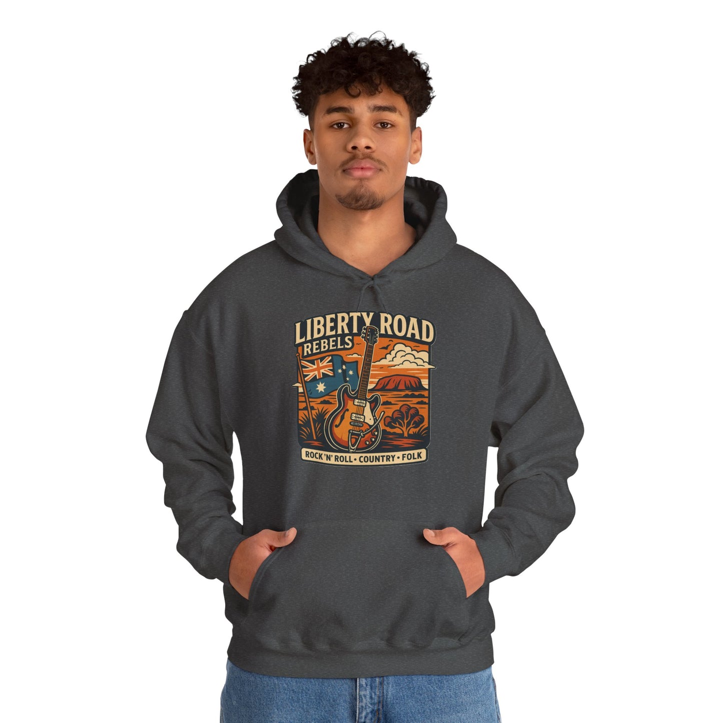 Liberty Road Rebels Australiana Hoodie
