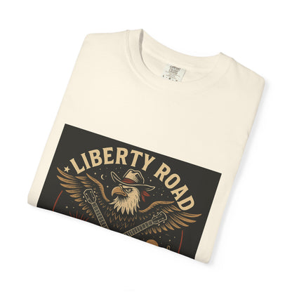 Liberty Road Rebels Vintage Americana Style Tee T-Shirt