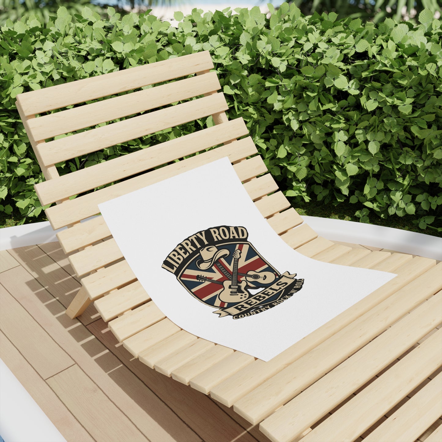 Liberty Road Rebels Britannia Rock 'n' Roll Beach Towels