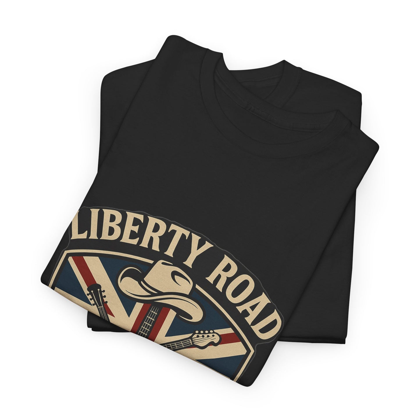 Liberty Road Rebels Britannia Rock 'n' Roll Rebels Tee Unisex Heavy Cotton T-Shirt