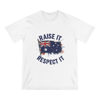 Raise It Respect It Australia Flag Graphic T-Shirt
