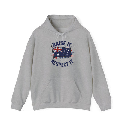 Raise It Respect It Aussie Flag Pride Unisex Sweatshirt