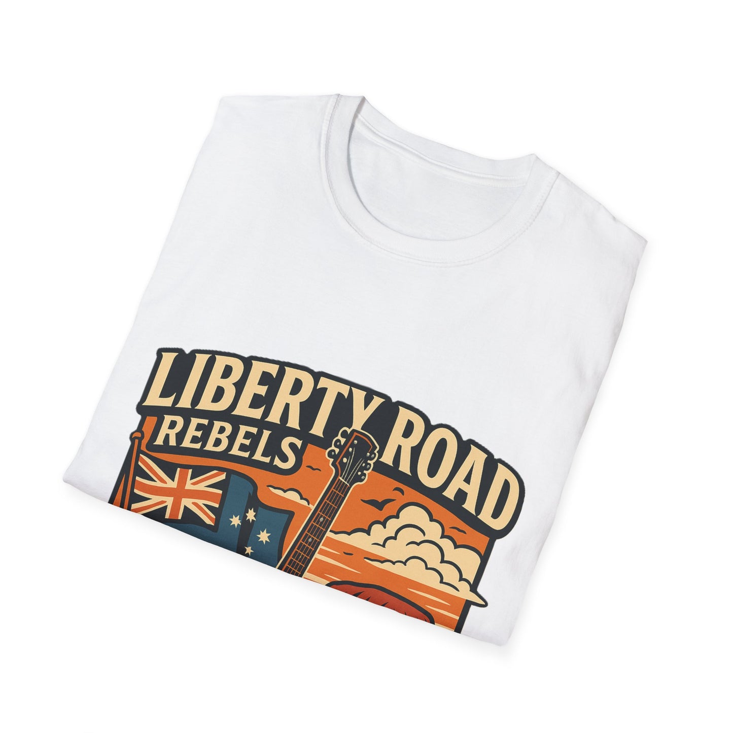Liberty Road Rebels Australiana T-Shirt Unisex Graphic Tee