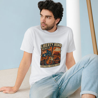 Liberty Road Rebels Australiana Vintage Rock 'n' Roll T-Shirt