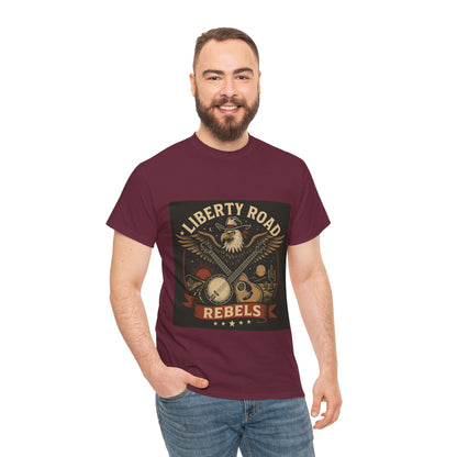 Liberty Road Rebels Vintage Americana Style Tee Unisex T-Shirt