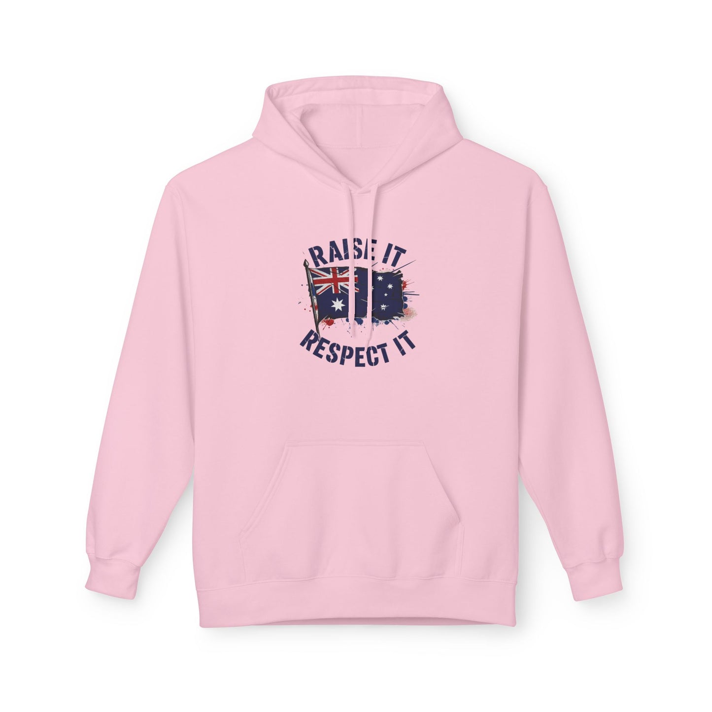 Unisex Raise It Respect It Australian Flag Hoodie