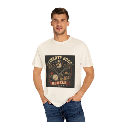 Liberty Road Rebels Vintage Americana Style Tee T-Shirt
