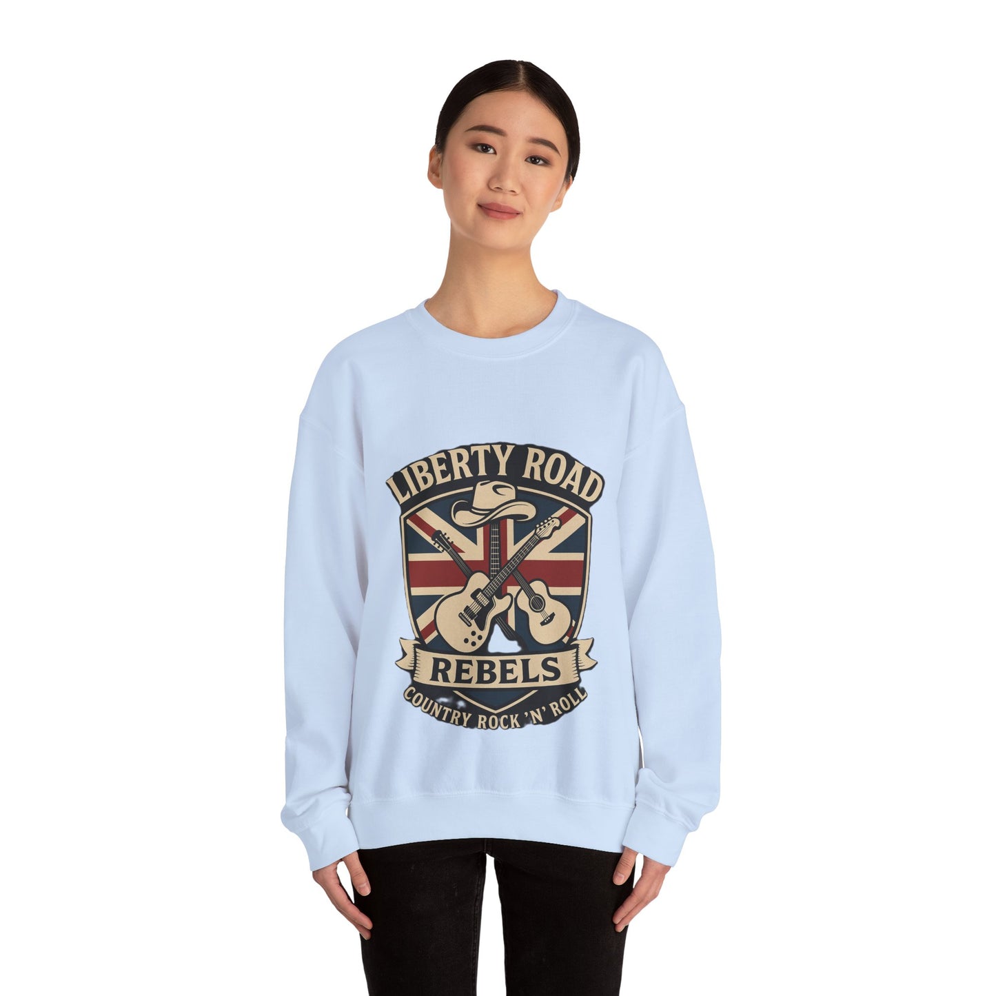 Liberty Road Rebels Britannia Sweatshirt Unisex Crewneck Longsleeve T-Shirt