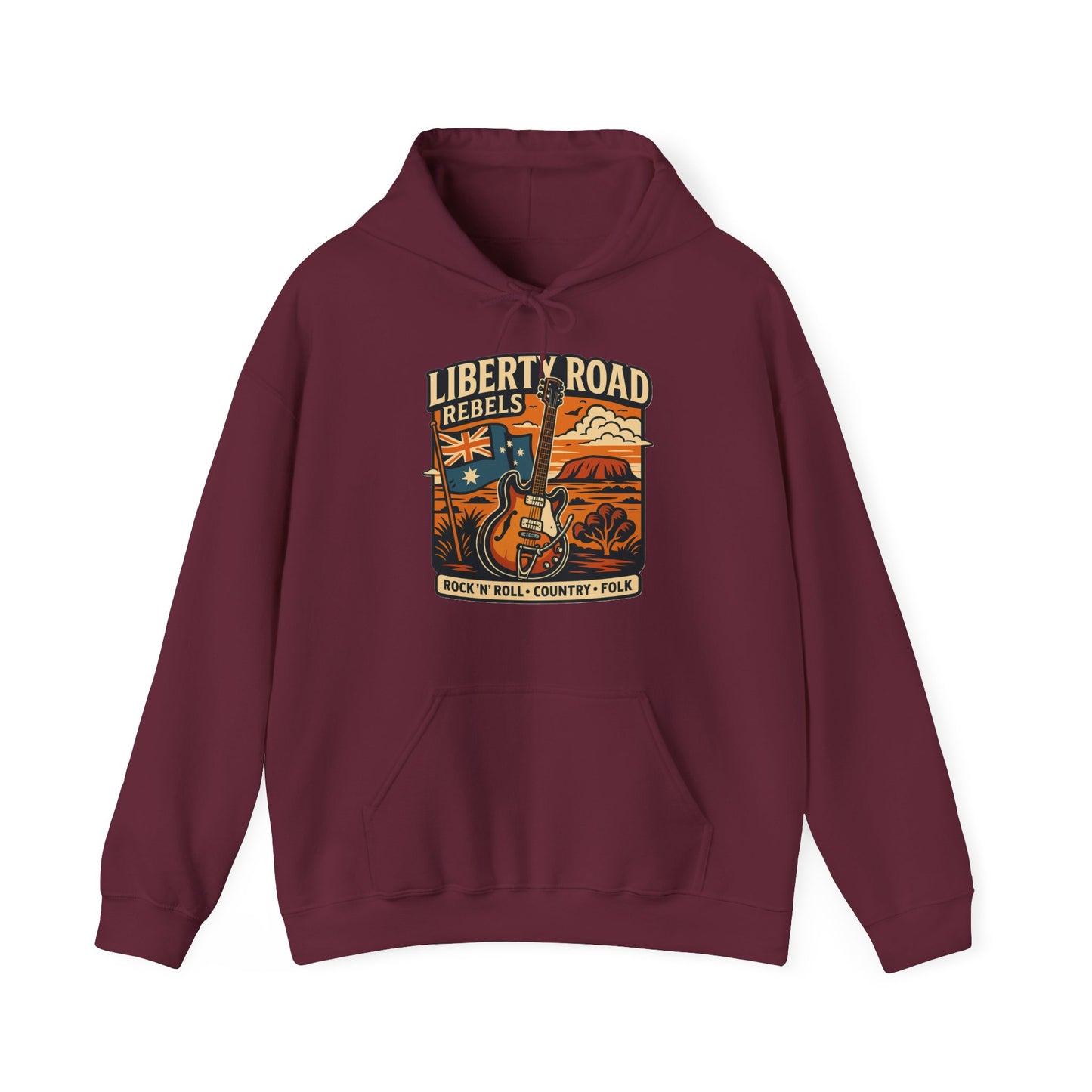 Liberty Road Rebels Australiana Hoodie