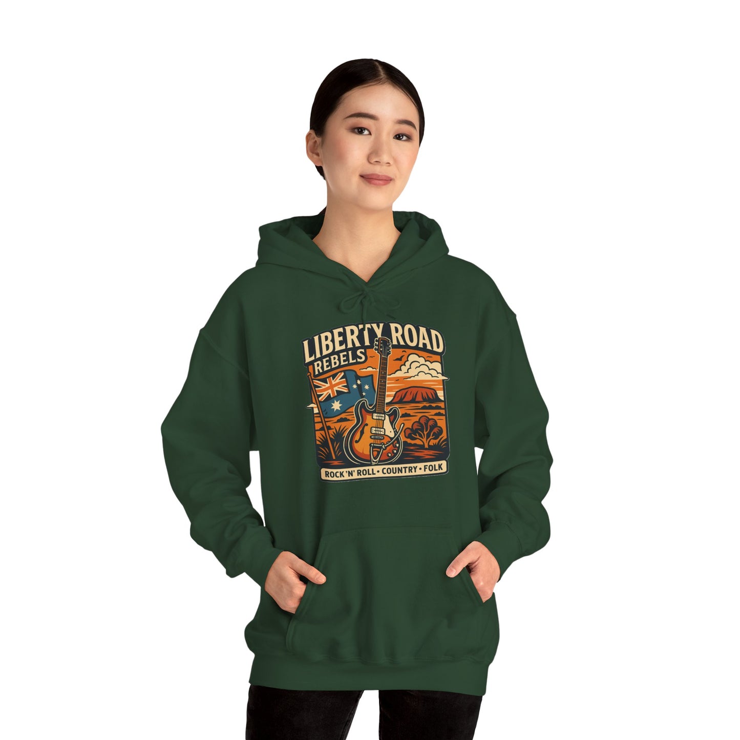 Liberty Road Rebels Australiana Hoodie