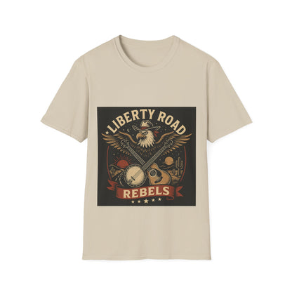 Liberty Road Rebels Vintage Americana Style T-Shirt