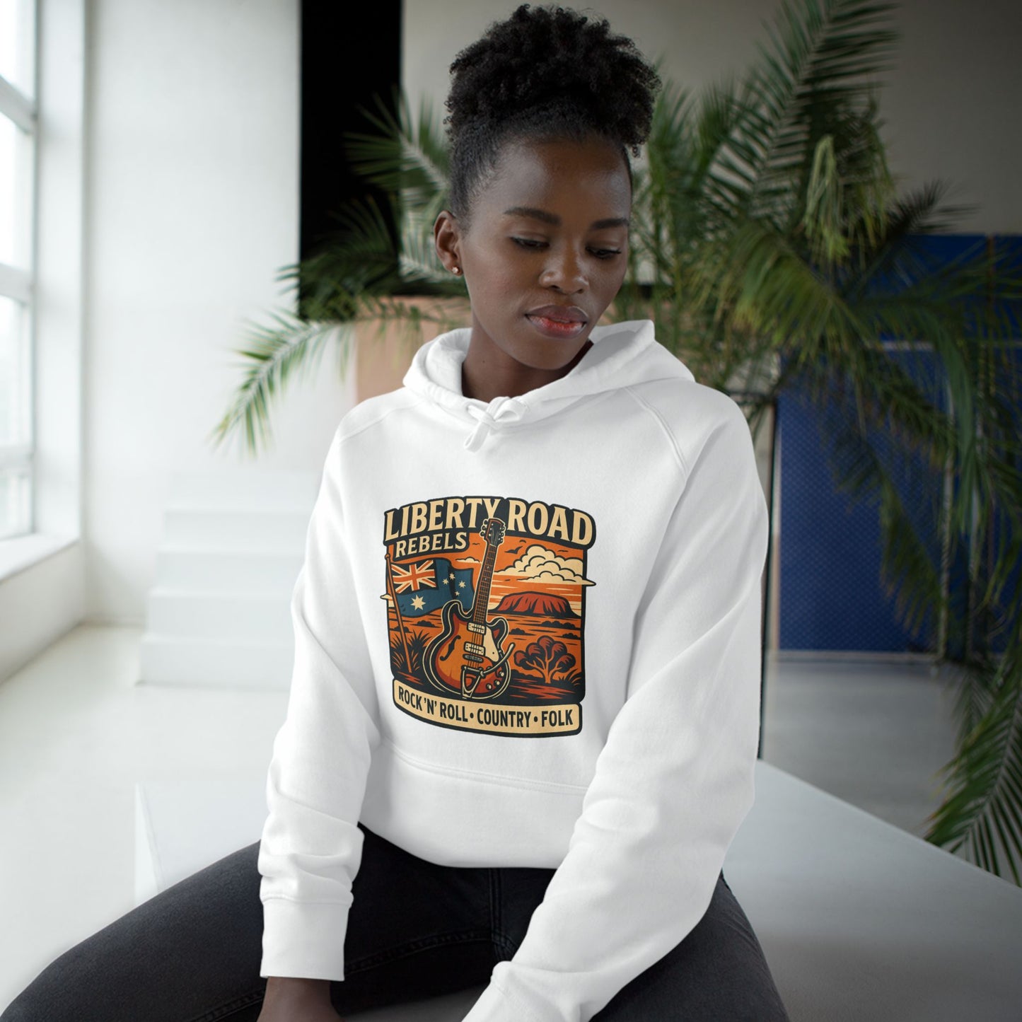 Liberty Road Rebels Vintage Australiana Hoodie