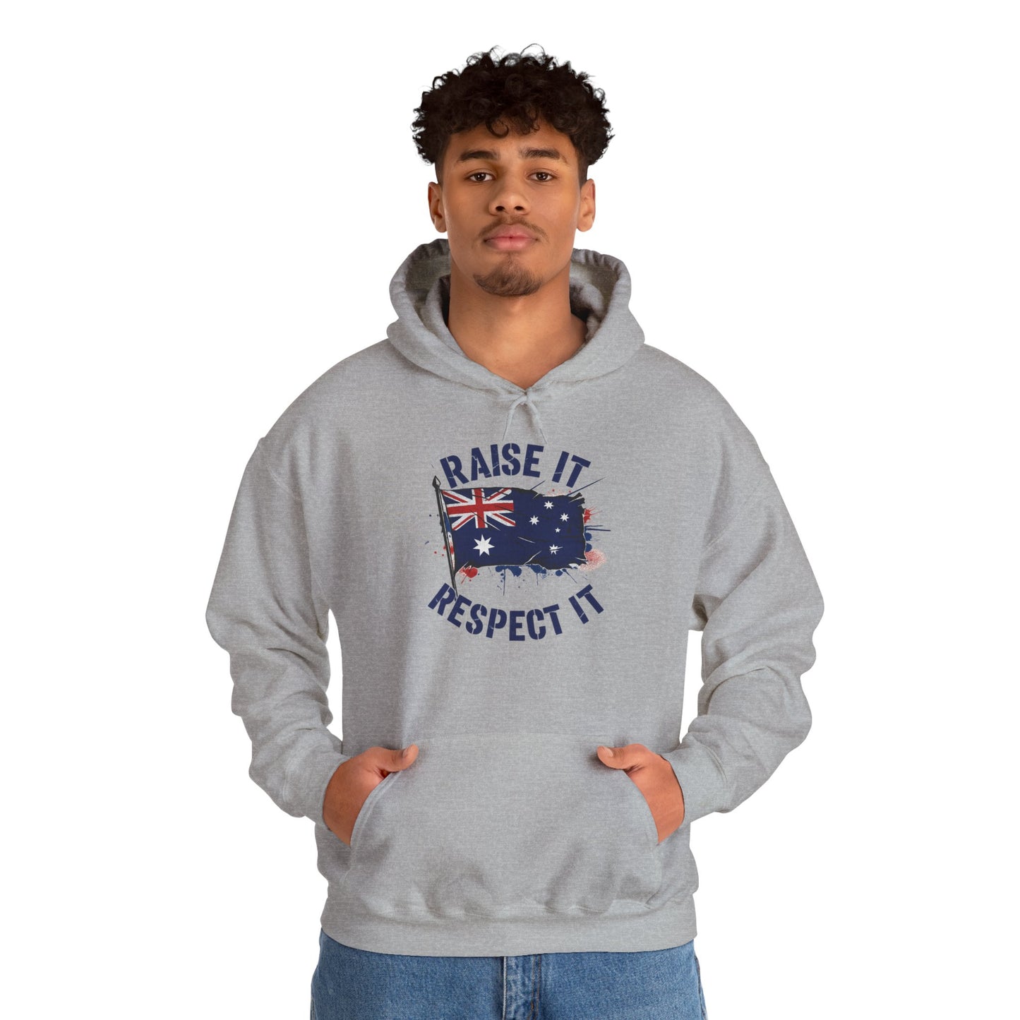 Raise It Respect It Aussie Flag Pride Unisex Sweatshirt