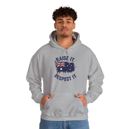 Raise It Respect It Aussie Flag Pride Unisex Sweatshirt