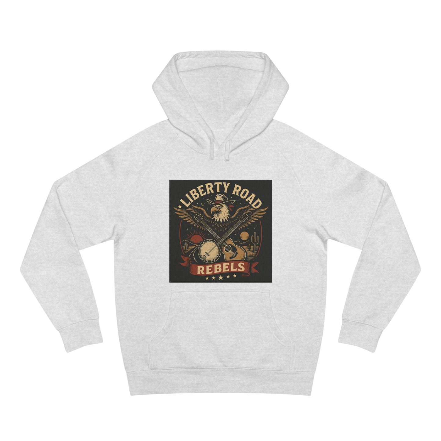 Liberty Road Rebels Vintage Americana Style Hoodie Unisex Sweatshirt