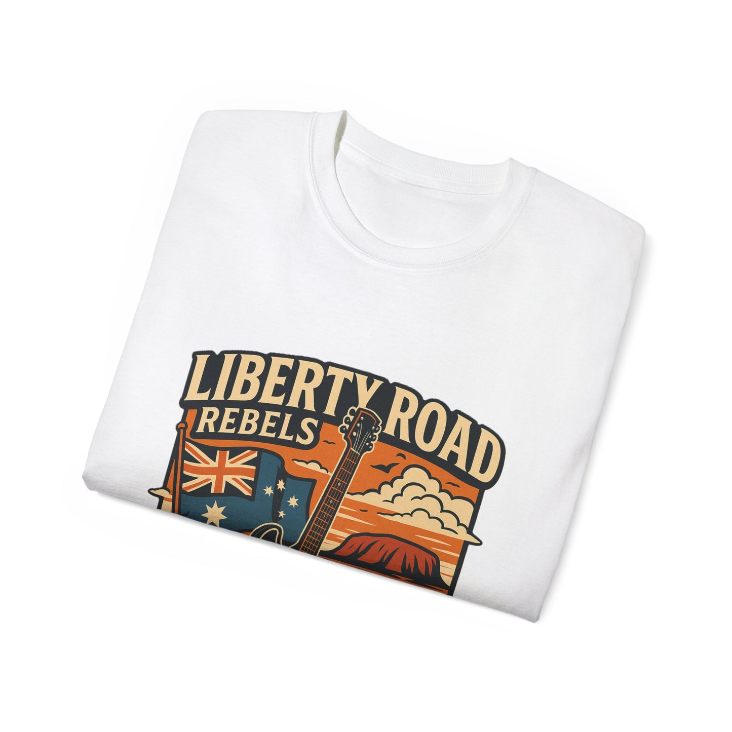 Liberty Road Rebels Australiana Unisex Ultra Cotton Tee T-Shirt