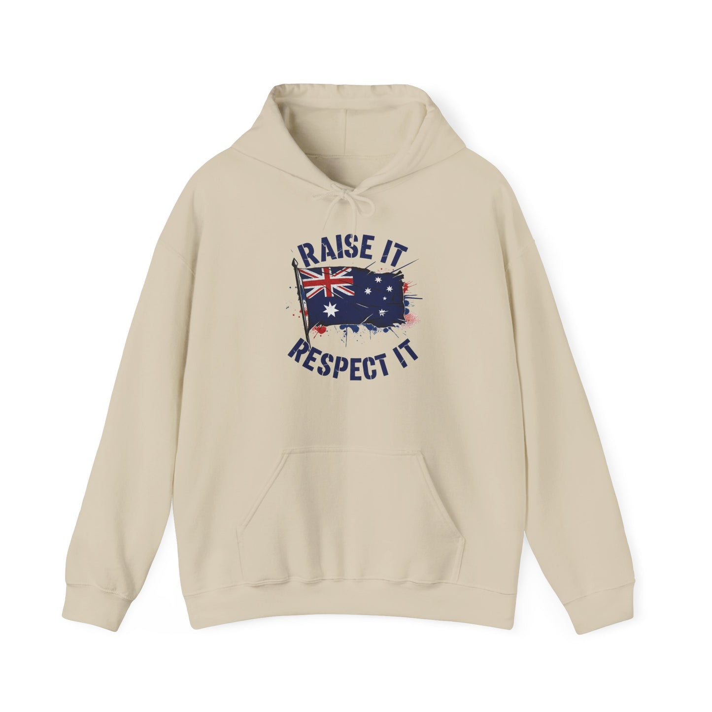 Raise It Respect It Aussie Flag Pride Unisex Sweatshirt