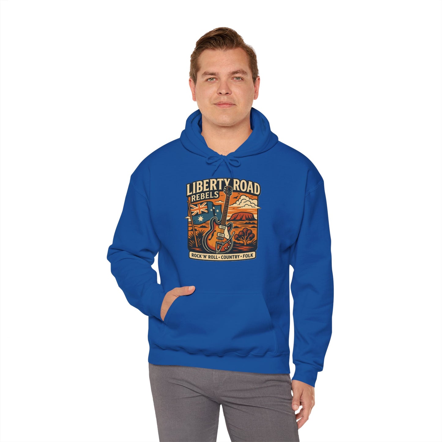 Liberty Road Rebels Australiana Hoodie