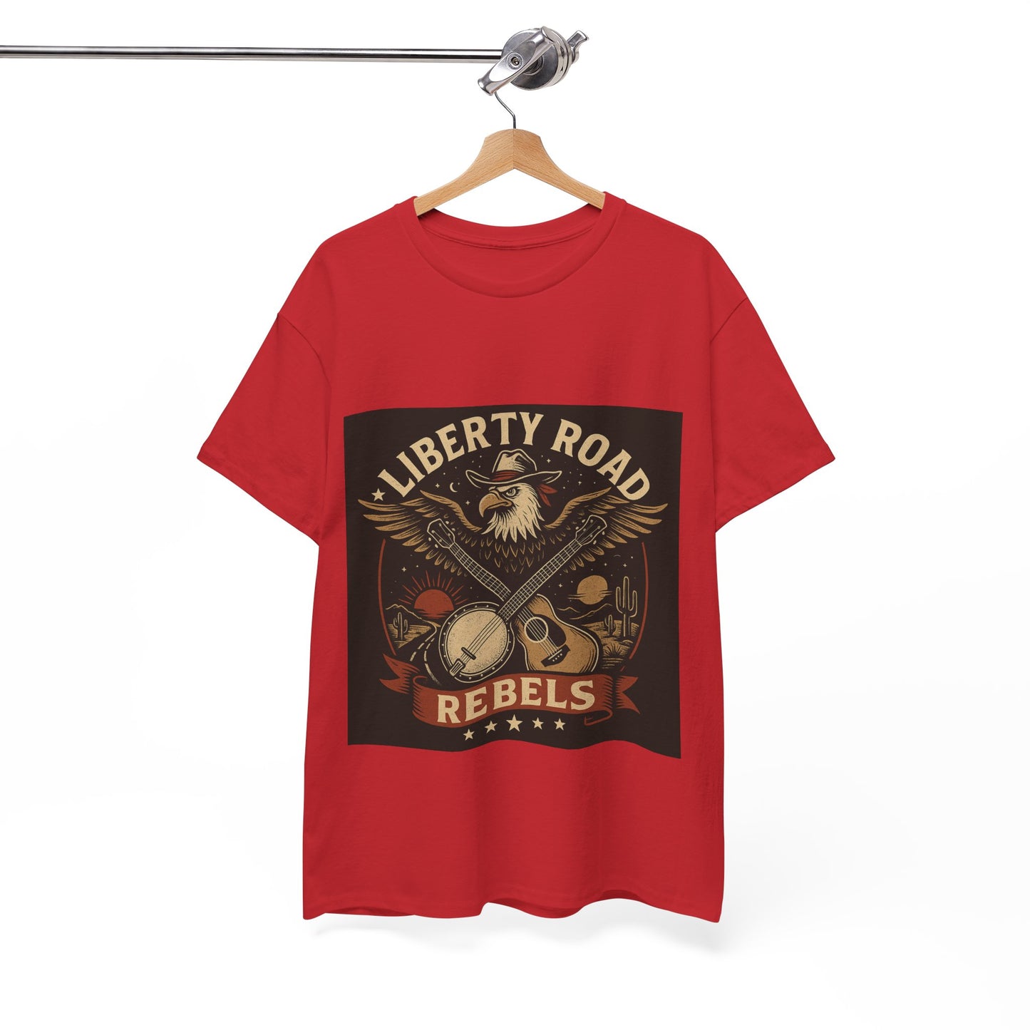 Liberty Road Rebels Vintage Americana Style Tee Unisex T-Shirt