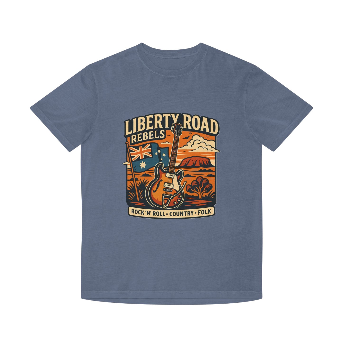 Liberty Road Rebels Australiana Unisex Tee T-Shirt