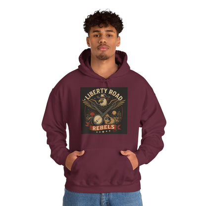 Liberty Road Rebels Vintage Americana Style Sweatshirt Unisex Hoodie