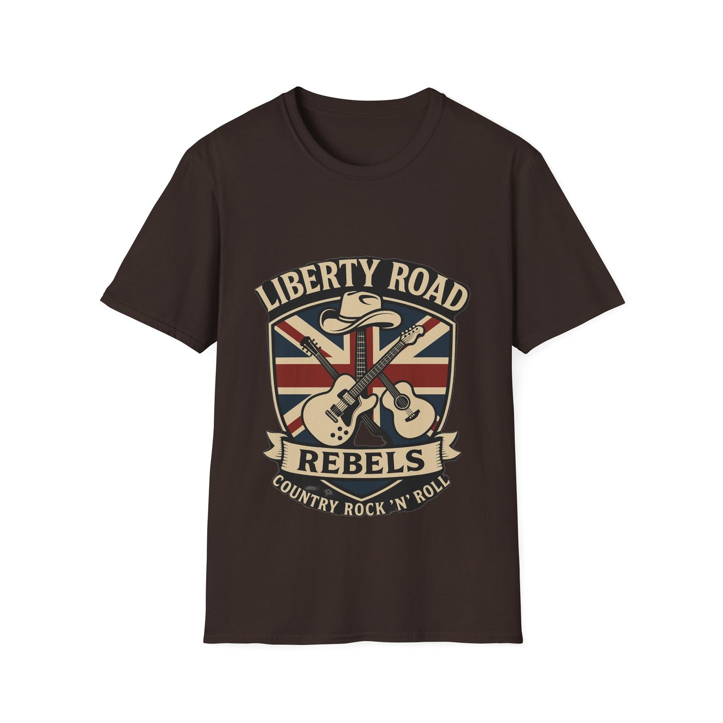 Liberty Road Rebels Britannia T-Shirt  Unisex Softstyle Tee