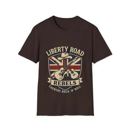 Liberty Road Rebels Britannia T-Shirt  Unisex Softstyle Tee