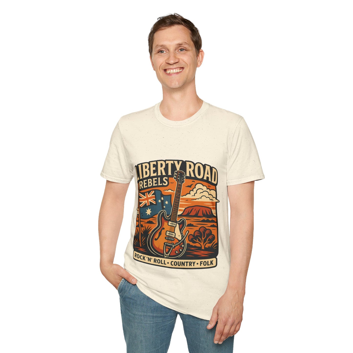 Liberty Road Rebels Australiana T-Shirt Unisex Graphic Tee