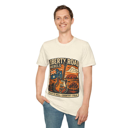 Liberty Road Rebels Australiana T-Shirt Unisex Graphic Tee