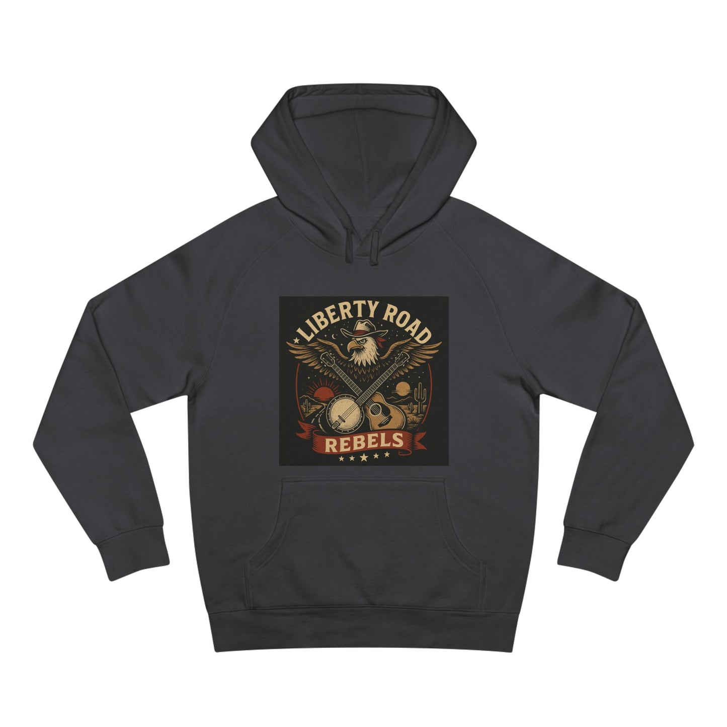 Liberty Road Rebels Vintage Americana Style Hoodie Unisex Sweatshirt