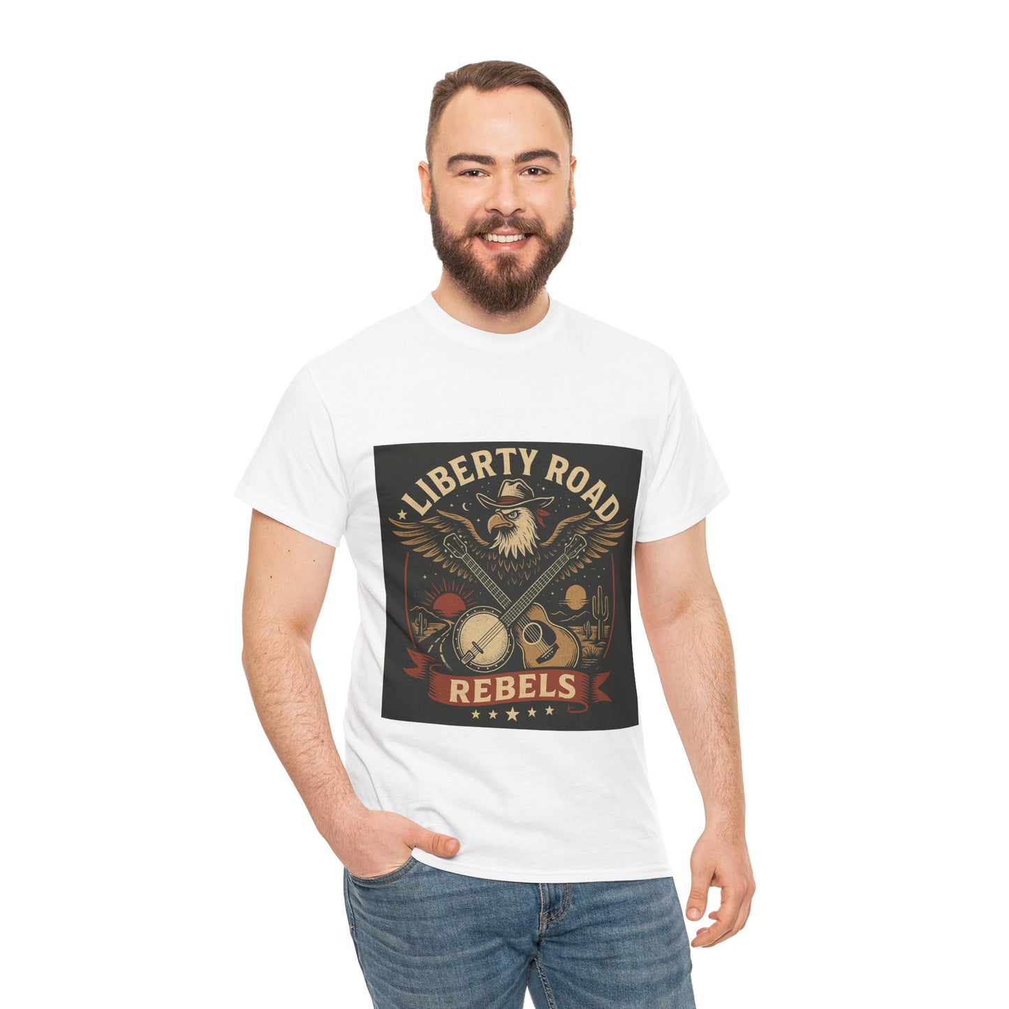 Liberty Road Rebels Vintage Americana Style Tee Unisex T-Shirt