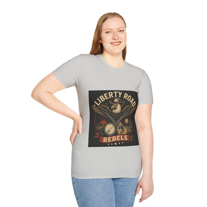 Liberty Road Rebels Vintage Americana Style T-Shirt