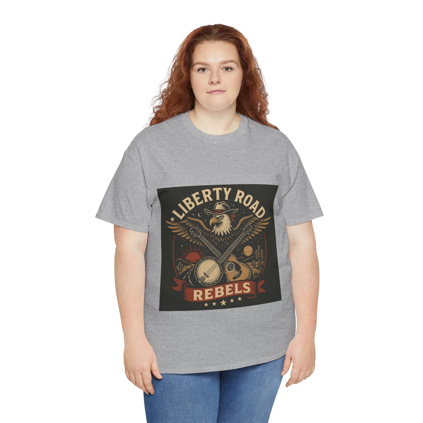 Liberty Road Rebels Vintage Americana Style Tee Unisex T-Shirt