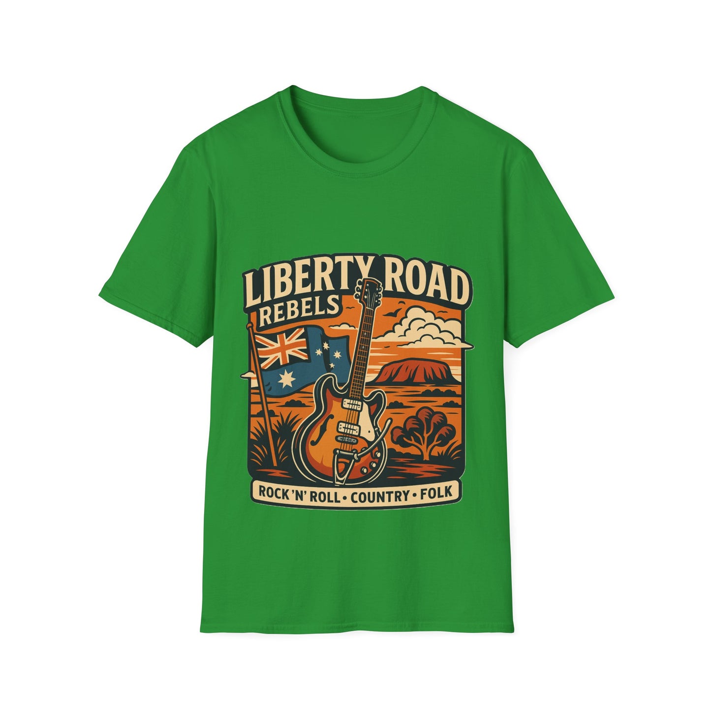 Liberty Road Rebels Australiana T-Shirt Unisex Graphic Tee