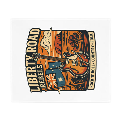 Liberty Road Rebels Australian Fleece Cozy Throw Blanket