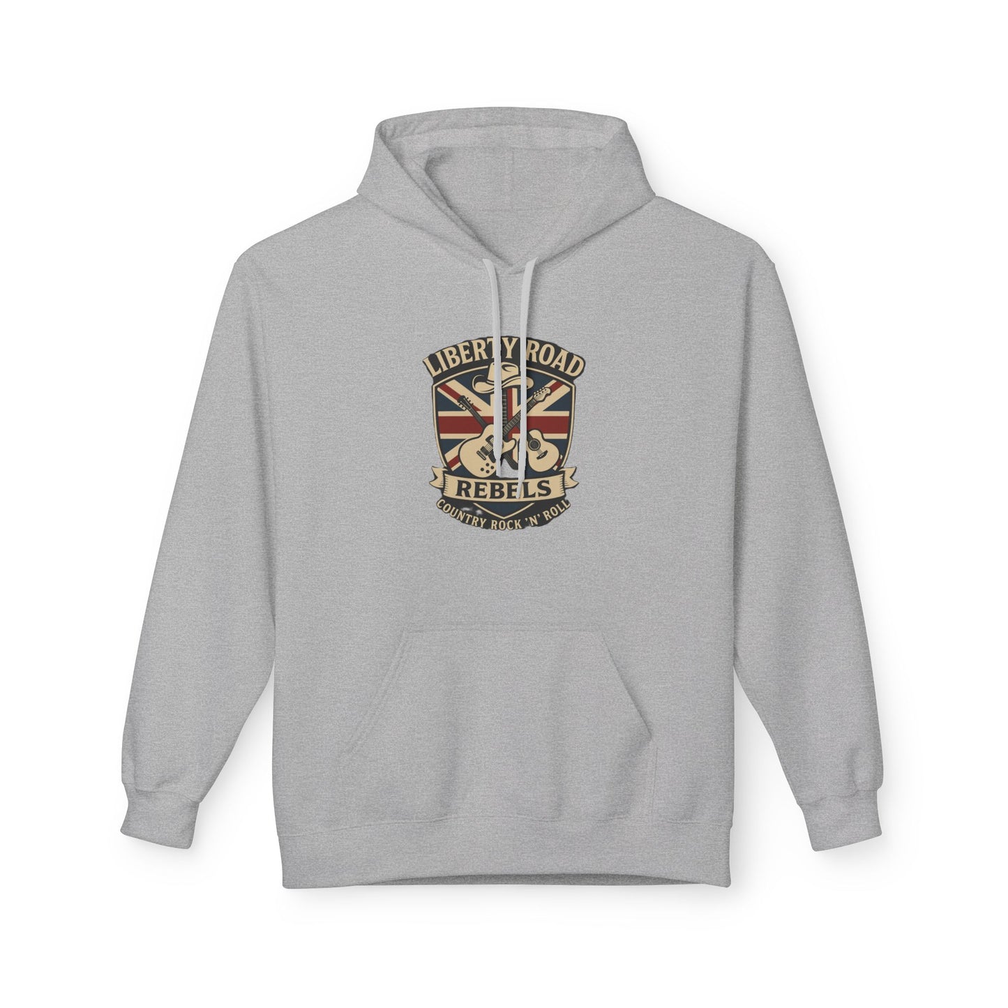 Liberty Road Rebels Britannia Fleece Hoodie Unisex Sweatshirt
