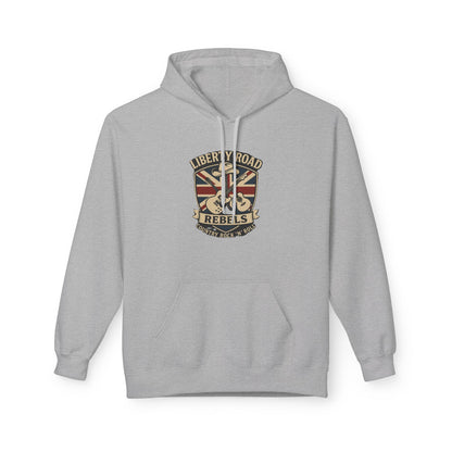 Liberty Road Rebels Britannia Fleece Hoodie Unisex Sweatshirt